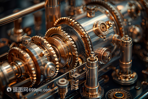 細(xì)致的機械構(gòu)件